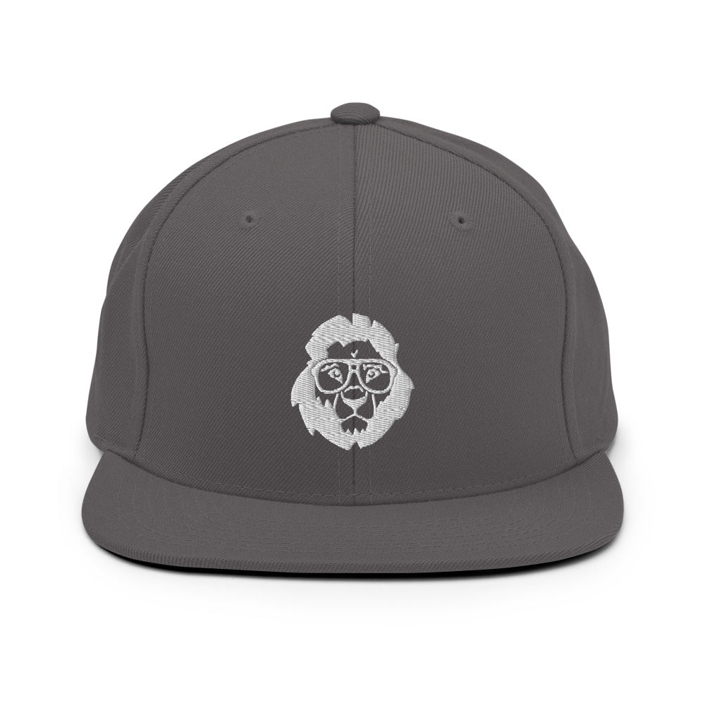 Stately Lion Logo Snapback Hat