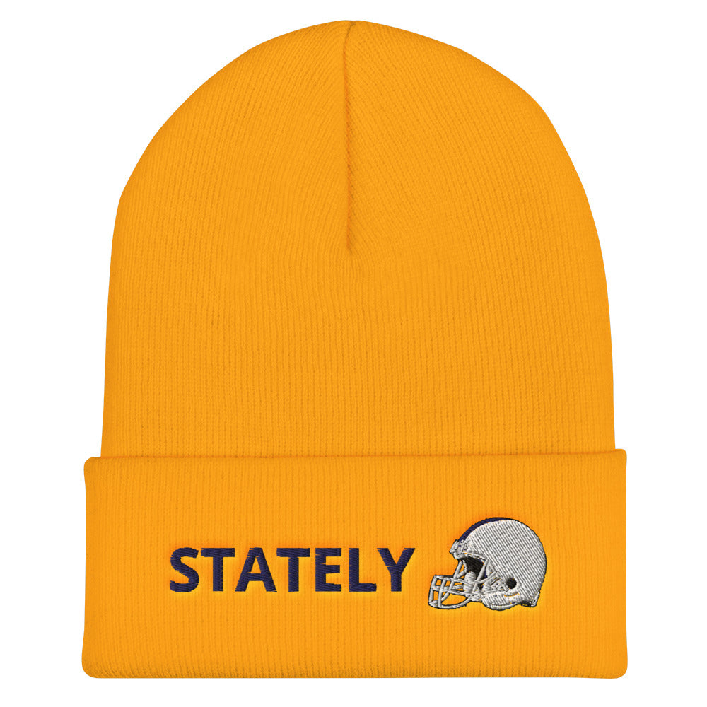 Stately Lion Logo Cuffed Beanie