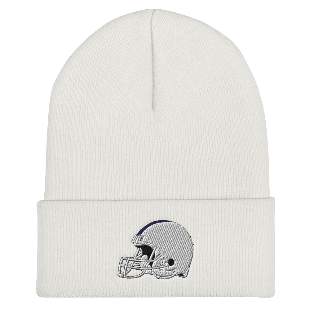 Stately Lion Helmet Cuffed Beanie