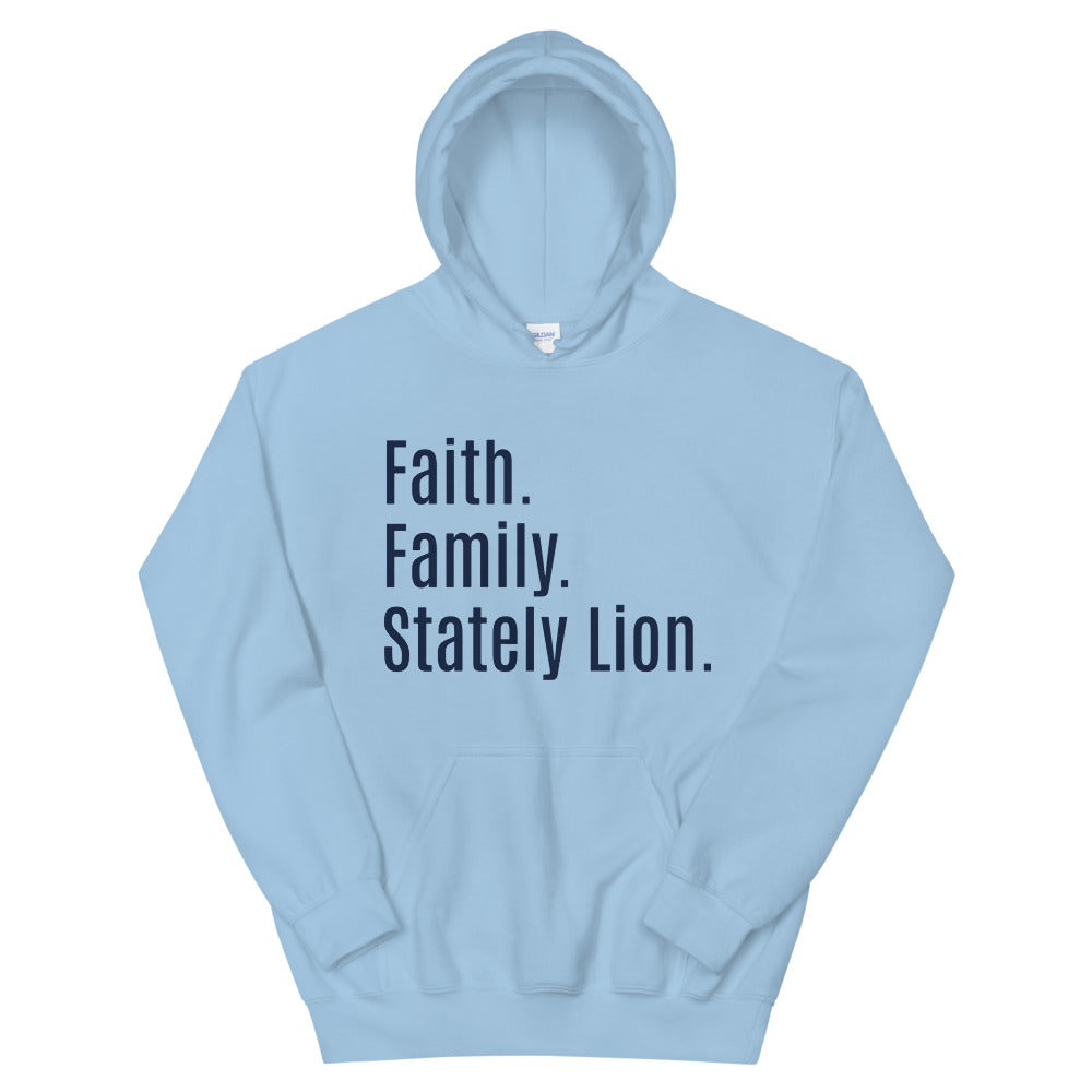 Faith Family Stately Lion Unisex Hoodie