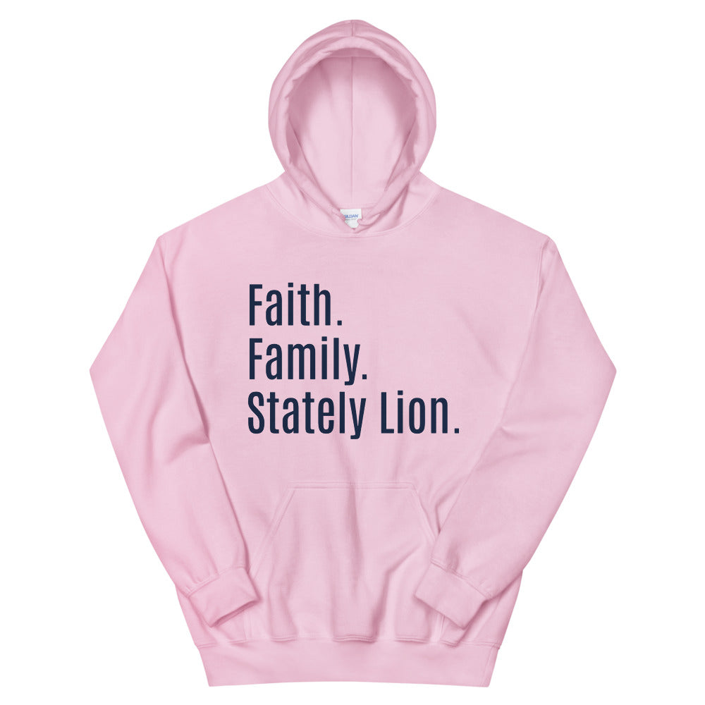 Faith Family Stately Lion Unisex Hoodie