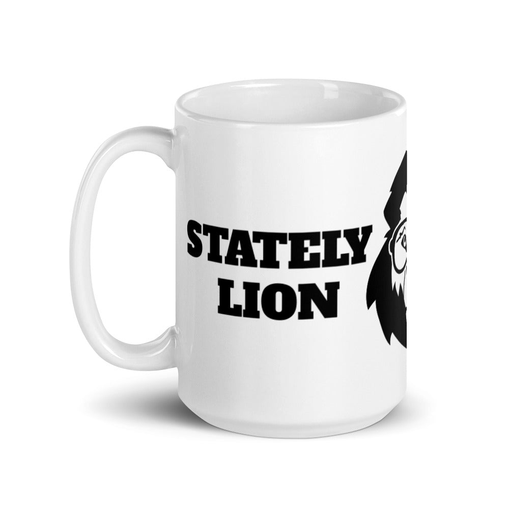 Stately Lion glossy mug