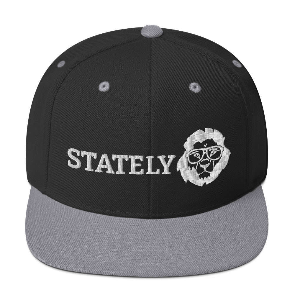 Stately Lion Logo Snapback Hat