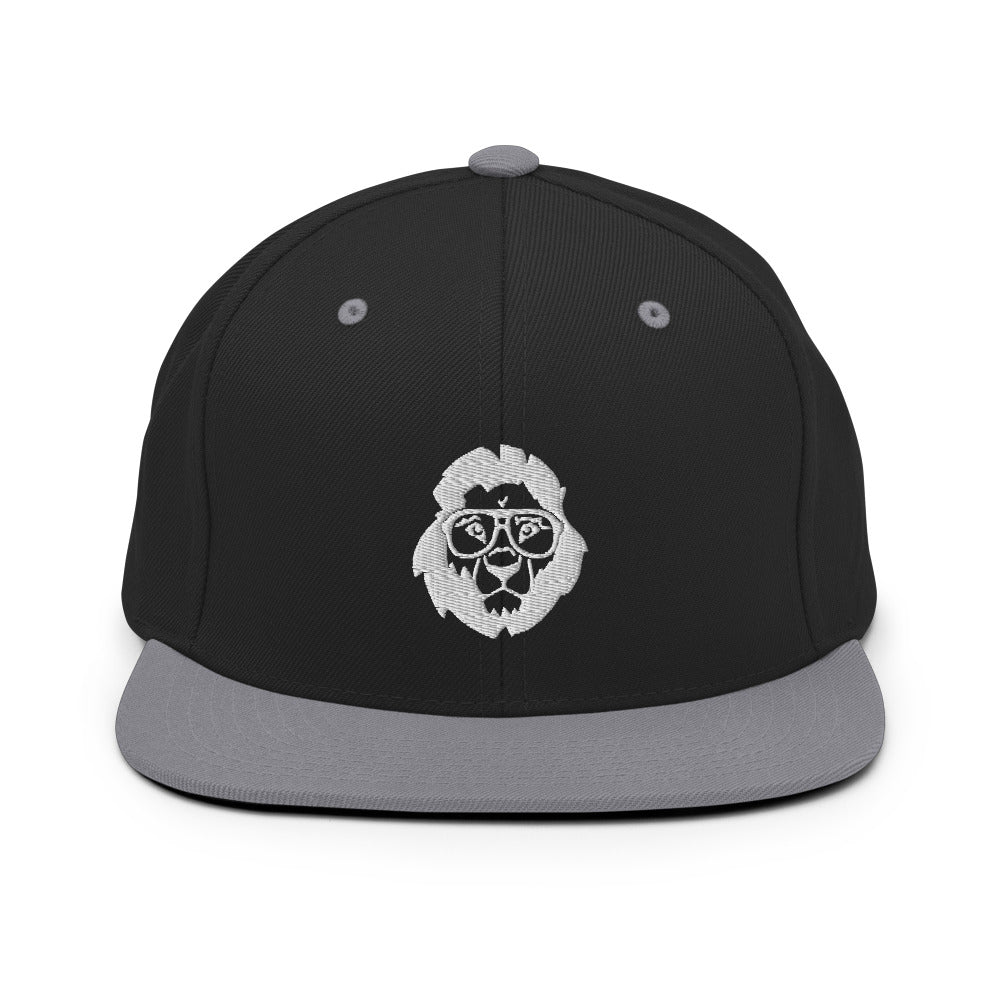 Stately Lion Logo Snapback Hat