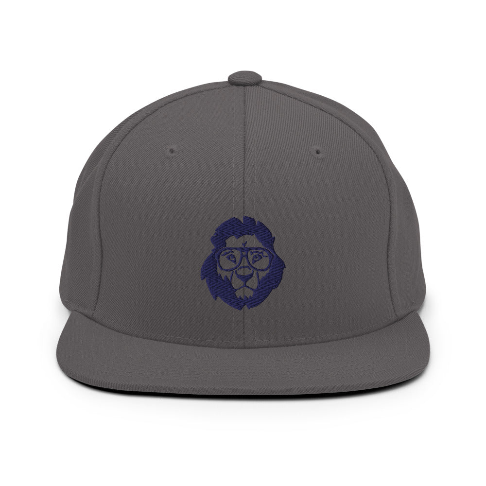 Stately Lion Logo Snapback Hat