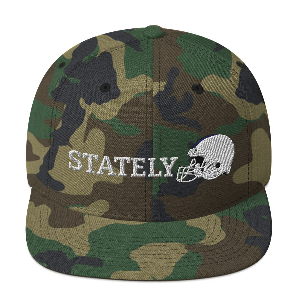 Stately Helmet Snapback Hat