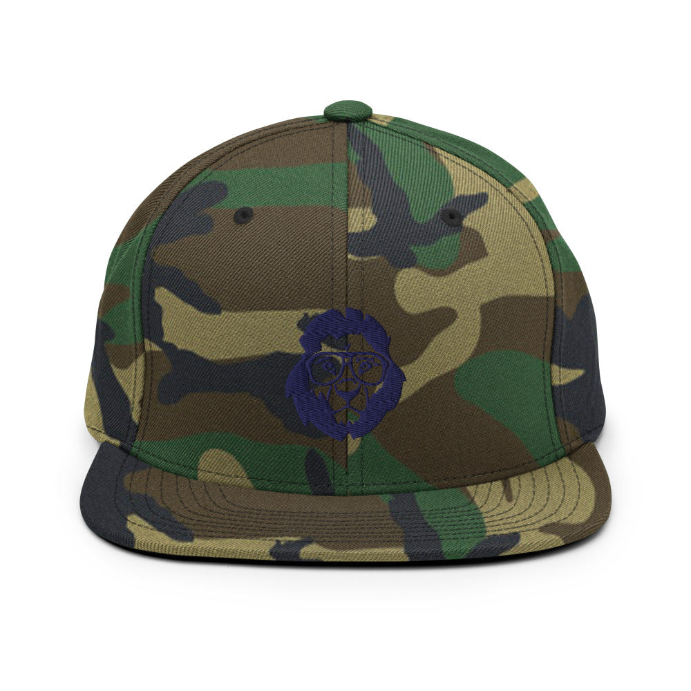 Stately Lion Logo Snapback Hat