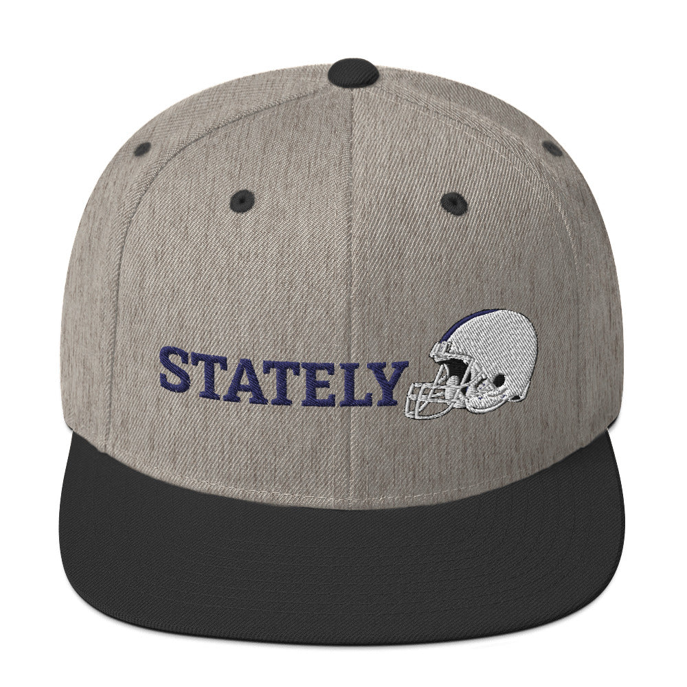 Stately Helmet Snapback Hat