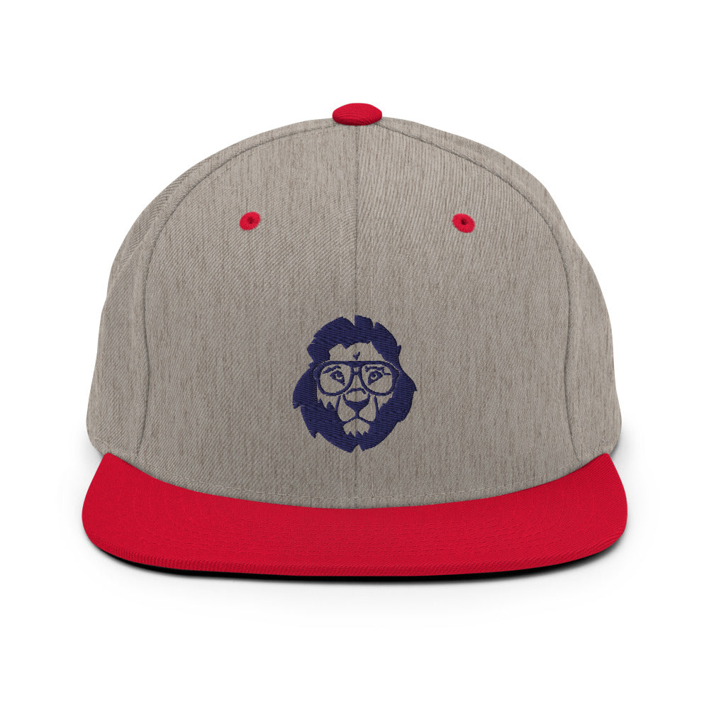 Stately Lion Logo Snapback Hat