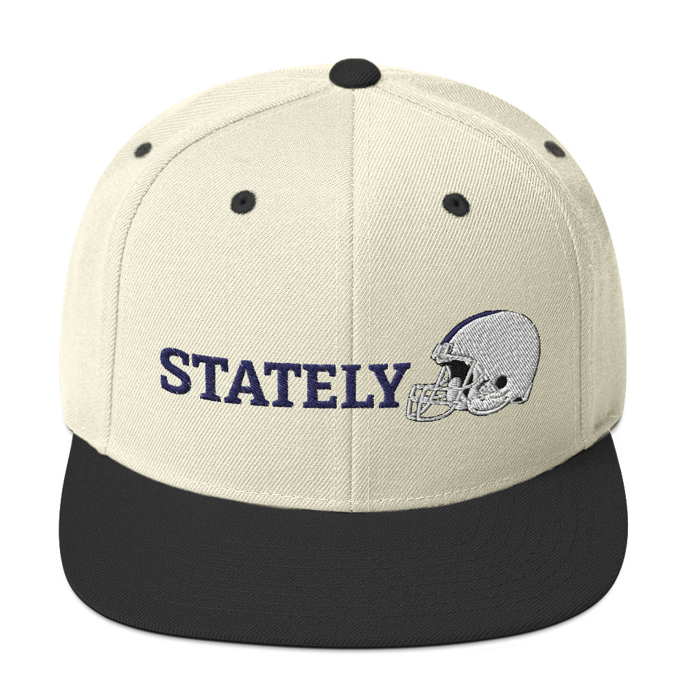 Stately Helmet Snapback Hat