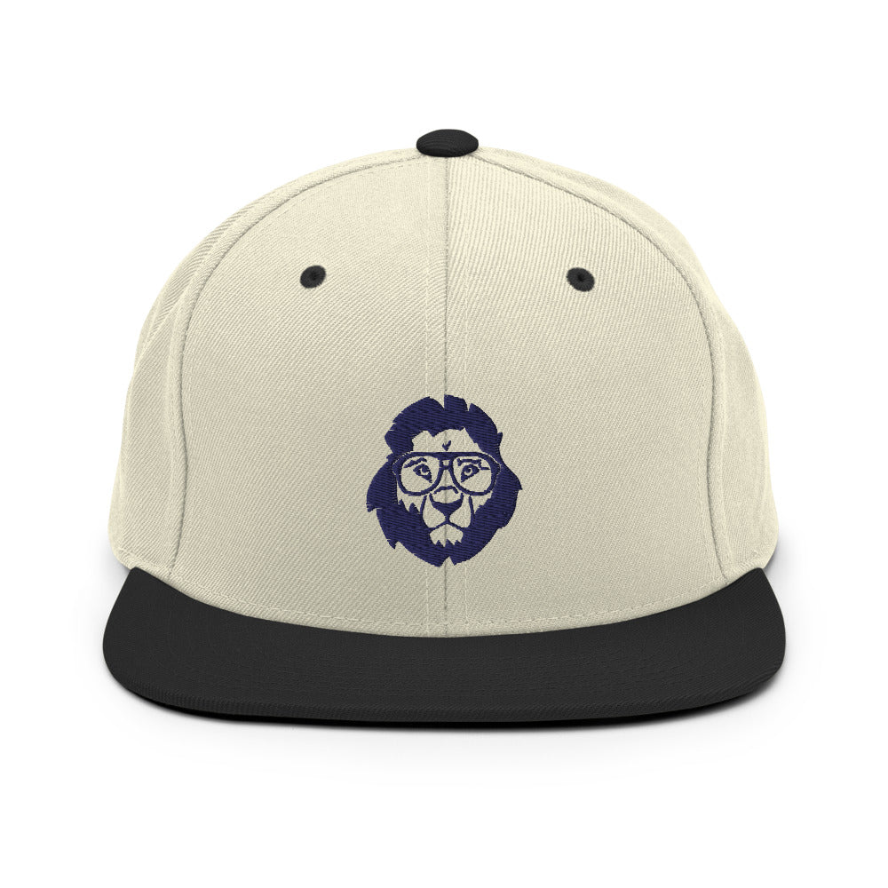 Stately Lion Logo Snapback Hat