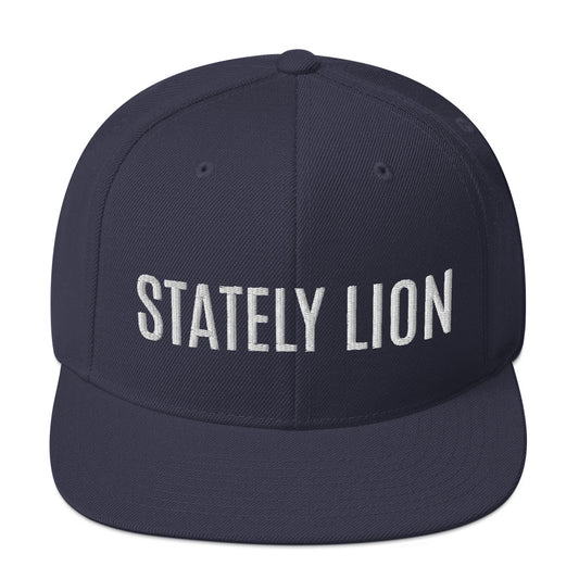 Stately Lion Snapback Hat