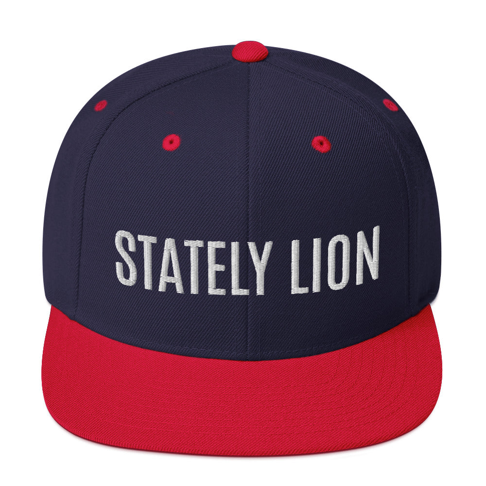 Stately Lion Snapback Hat