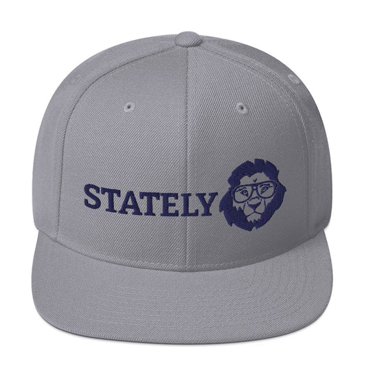 Stately Lion Logo Snapback Hat