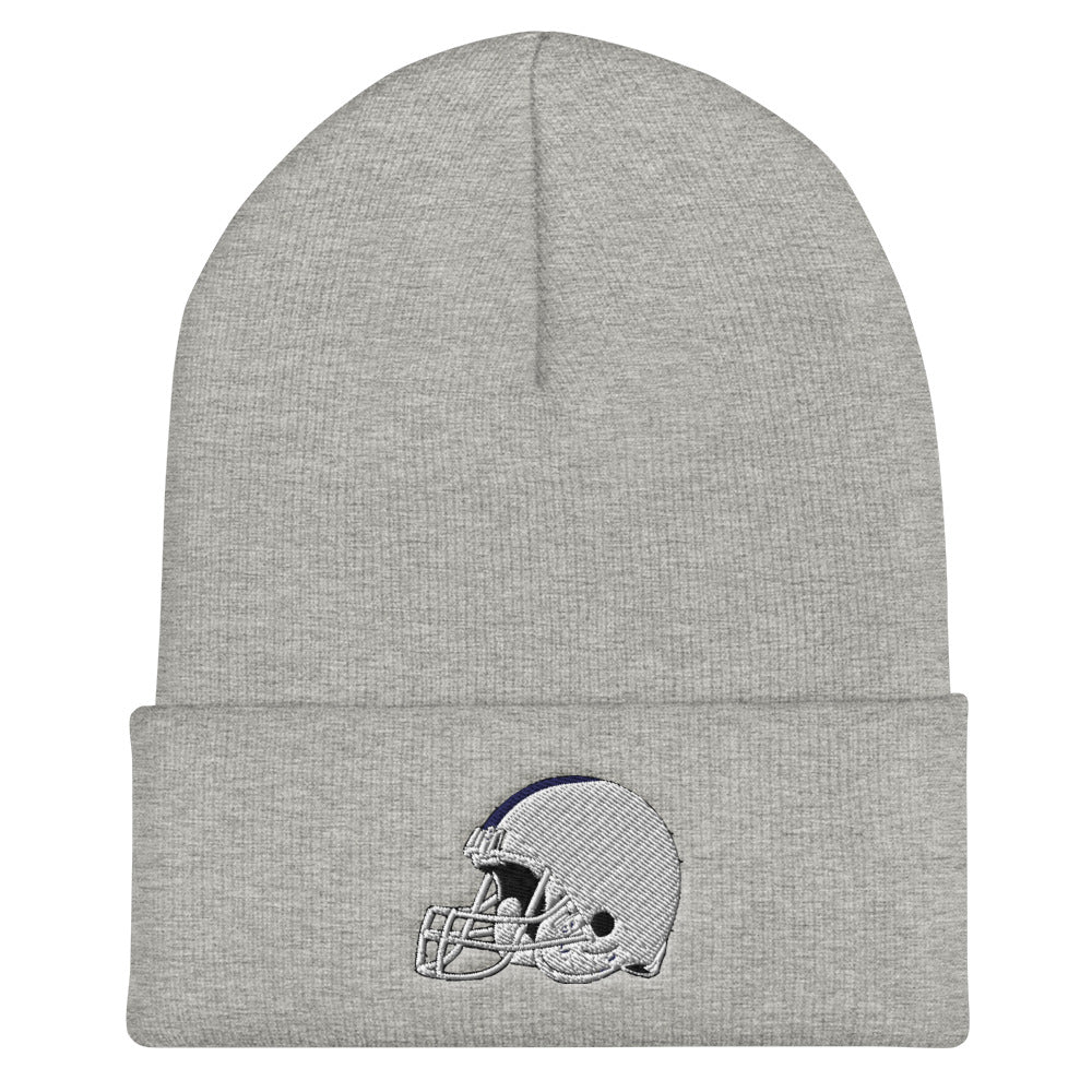 Stately Lion Helmet Cuffed Beanie