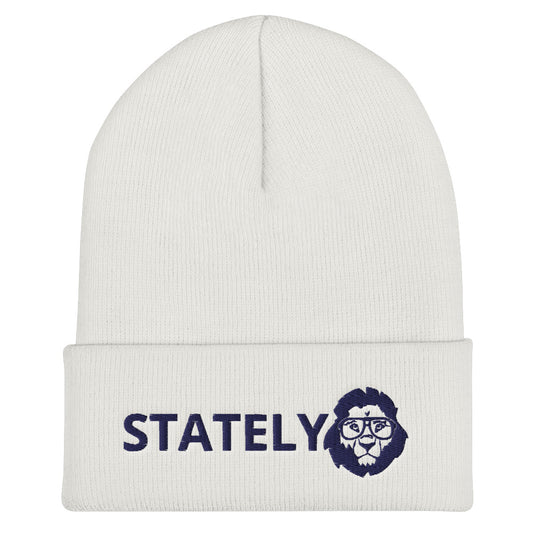 Stately Lion Logo Cuffed Beanie
