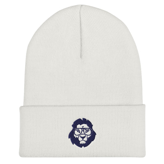 Stately Lion Logo Cuffed Beanie
