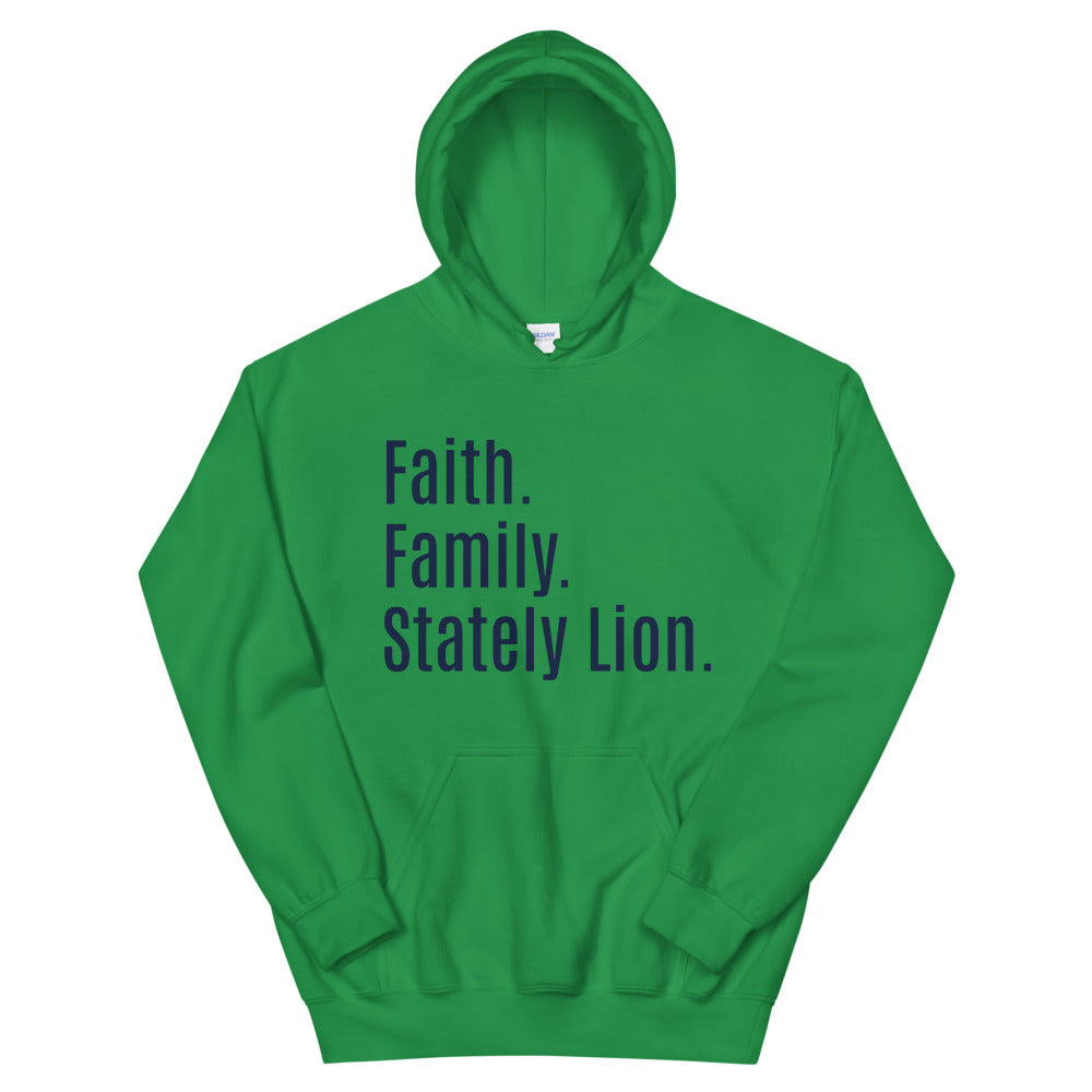 Faith Family Stately Lion Unisex Hoodie