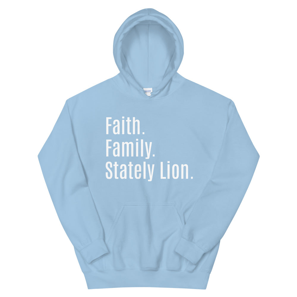 Faith Family Stately Lion Unisex Hoodie