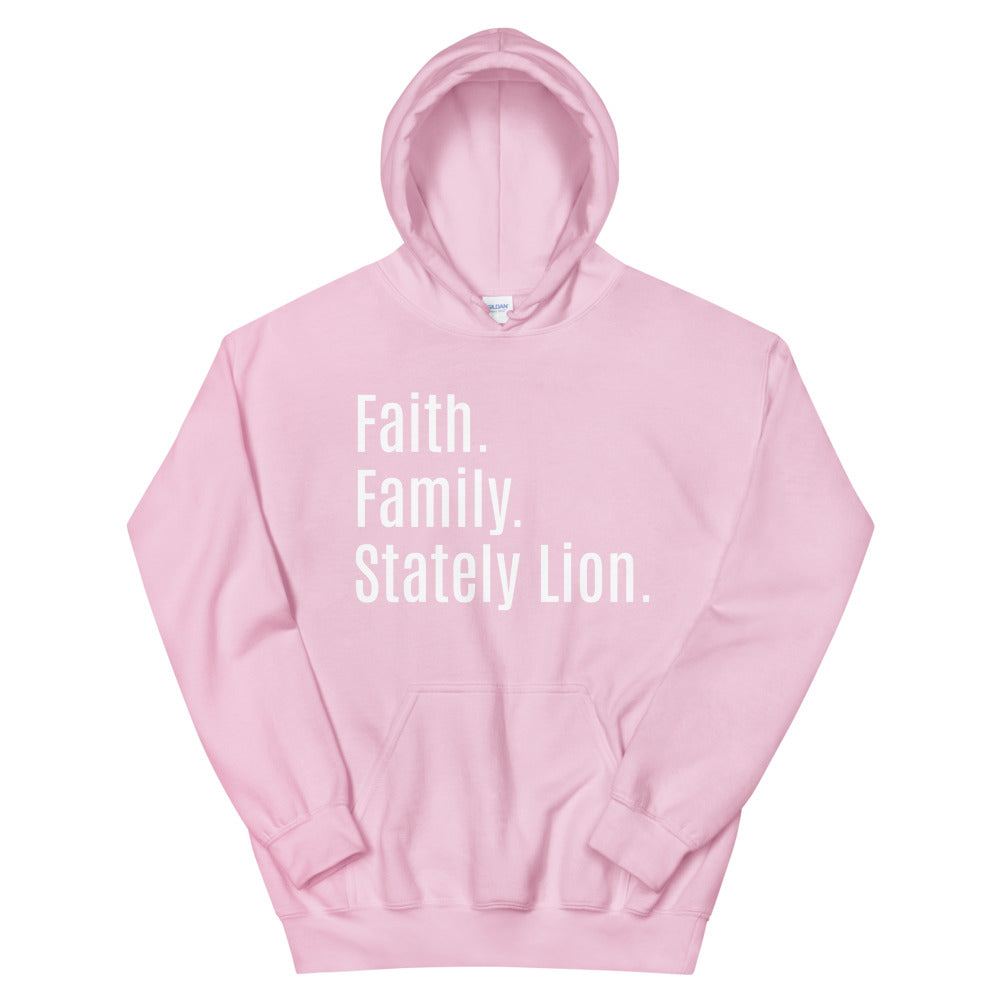 Faith Family Stately Lion Unisex Hoodie