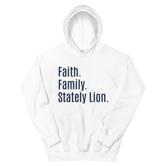 Faith Family Stately Lion Unisex Hoodie