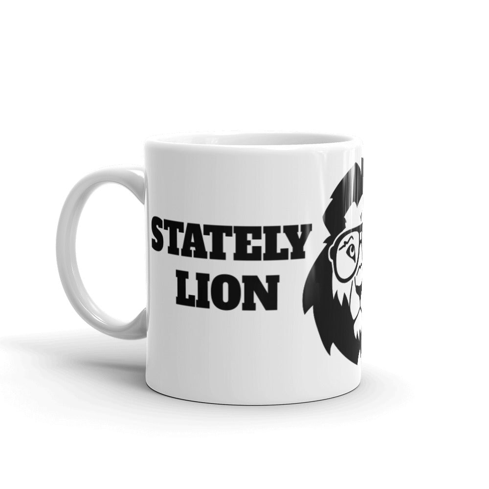 Stately Lion glossy mug