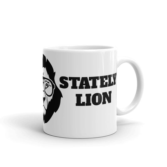 Stately Lion glossy mug